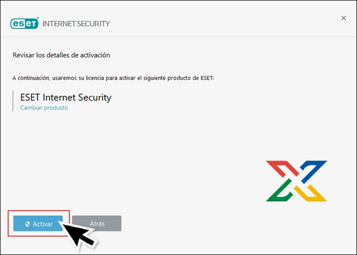 ESET Internet Security - Detalles de activación